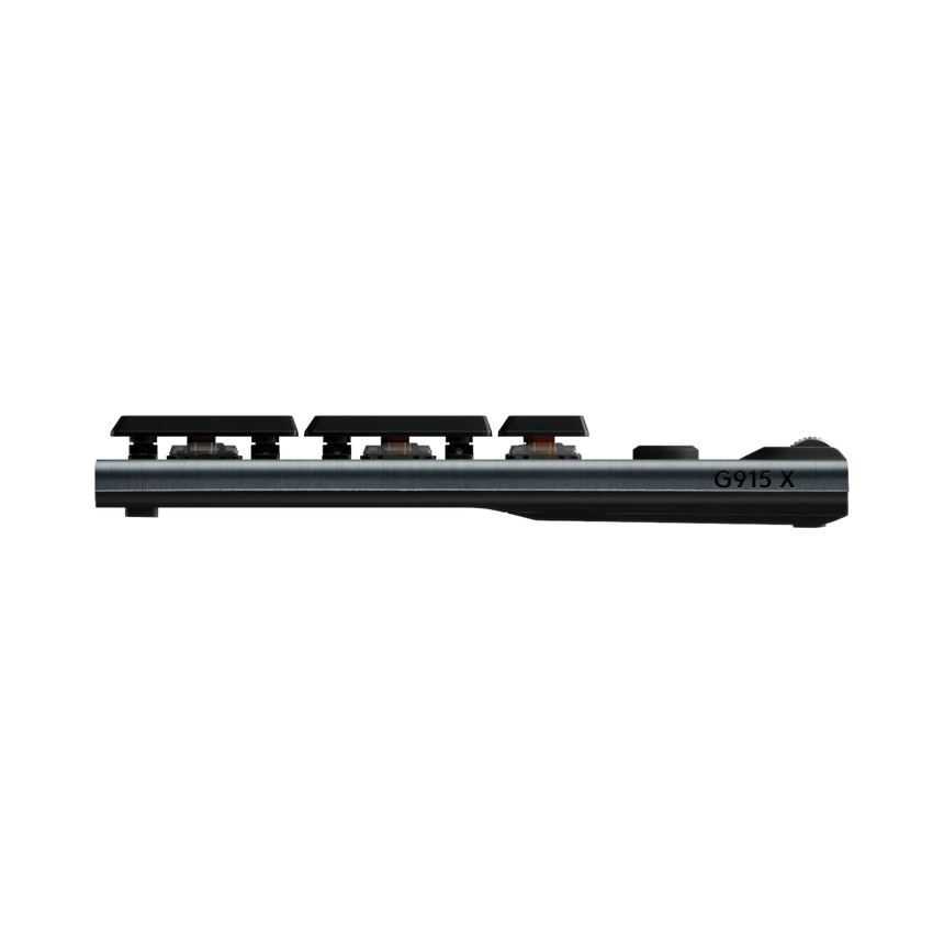 Logitech G G915 X LIGHTSPEED Low-Profile Wireless RGB Mechanical Gaming Keyboard (Carbon, GL Linear) — Being Shipped