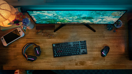 Logitech G G915 X LIGHTSPEED TKL LP Wireless RGB Mechanical Gaming Keyboard (Carbon, GL Clicky) — Being Shipped