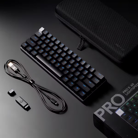 Logitech G PRO X 60 LIGHTSPEED Wireless Gaming Keyboard (Black, Tactile Switches) — Being Shipped