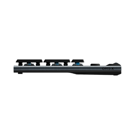Logitech G G915 X LIGHTSPEED Low-Profile Wireless RGB Mechanical Gaming Keyboard (Carbon, GL Clicky) — Being Shipped