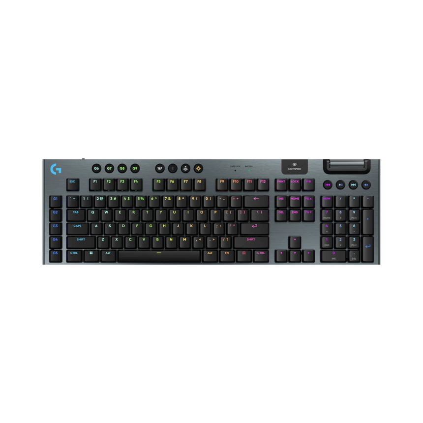 Logitech G G915 X LIGHTSPEED Low-Profile Wireless RGB Mechanical Gaming Keyboard (Carbon, GL Clicky) — Being Shipped