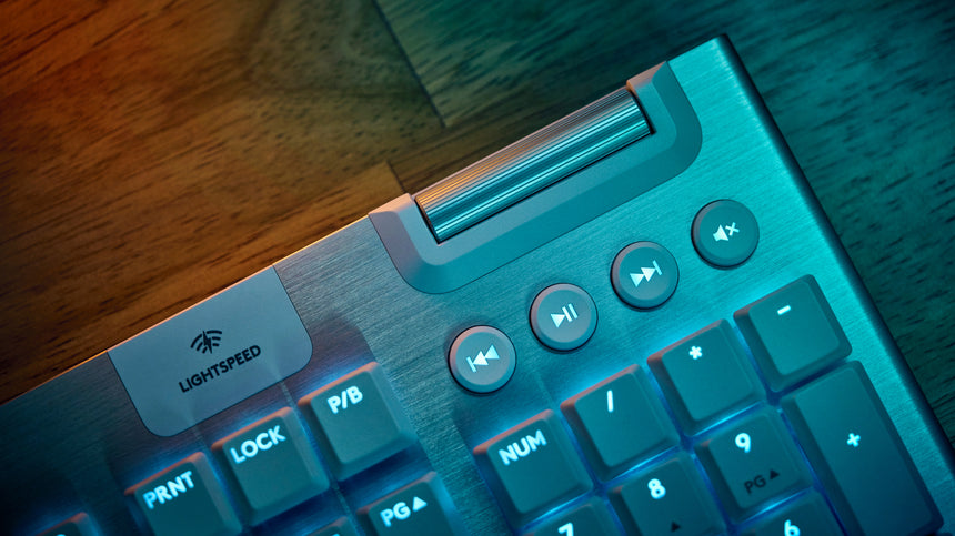Logitech G G915 X LIGHTSPEED Low-Profile Wireless RGB Mechanical Gaming Keyboard (Carbon, GL Clicky) — Being Shipped
