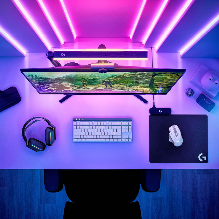 Logitech G G515 LIGHTSPEED TKL Wireless RGB Mechanical Gaming Keyboard (White, GL Tactile) — Being Shipped