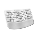 Logitech Wave Keys for Mac Wireless Ergonomic Keyboard (Off-White) — Being Shipped