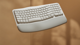 Logitech Wave Keys for Mac Wireless Ergonomic Keyboard (Off-White) — Being Shipped