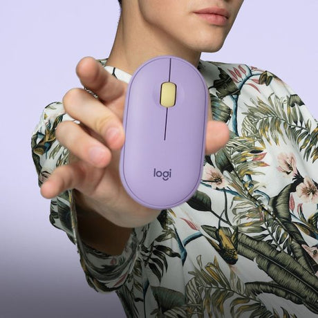 Logitech Pebble Wireless Mouse (Lila) — Being Shipped