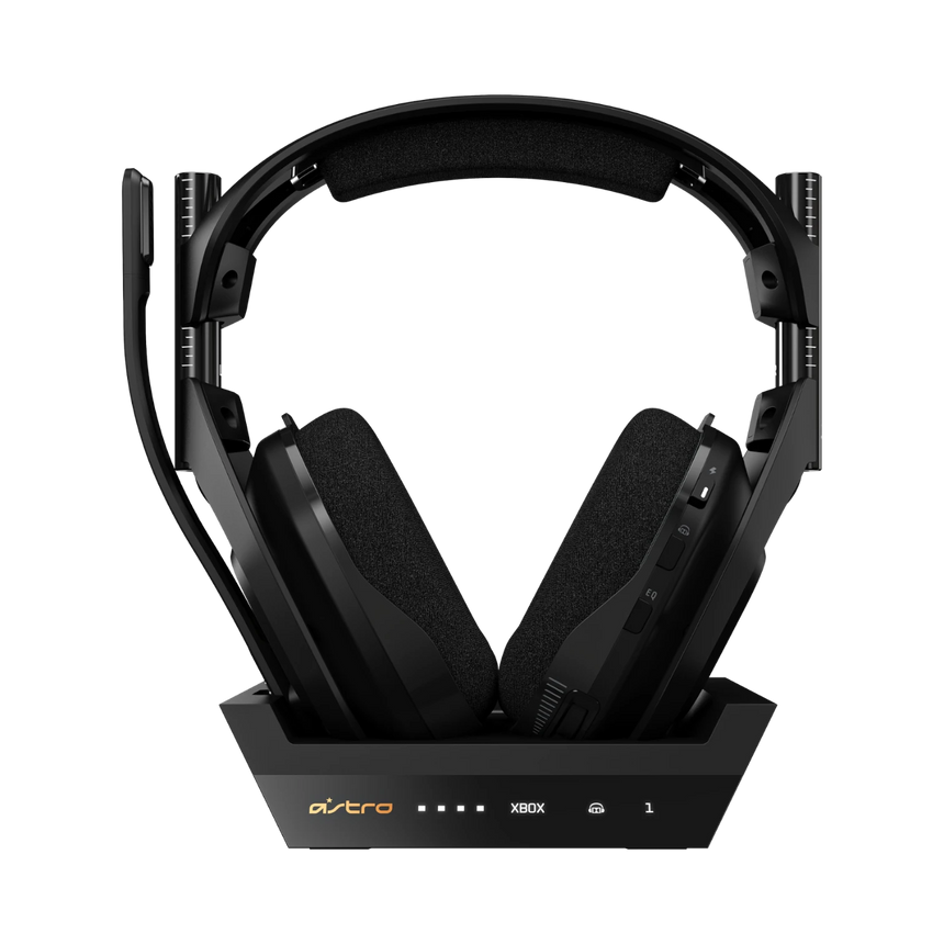 Logitech ASTRO Gaming A50 Wireless Gaming Headset with Base Station (Black & Gold, for Windows, Mac, and Xbox One) — Being Shipped