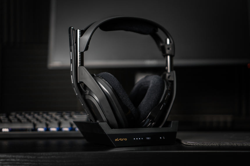 Logitech ASTRO Gaming A50 Wireless Gaming Headset with Base Station (Black & Gold, for Windows, Mac, and Xbox One) — Being Shipped