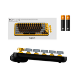 Logitech POP Keys Wireless Bluetooth Mechanical Keyboard (Blast Yellow) — Being Shipped