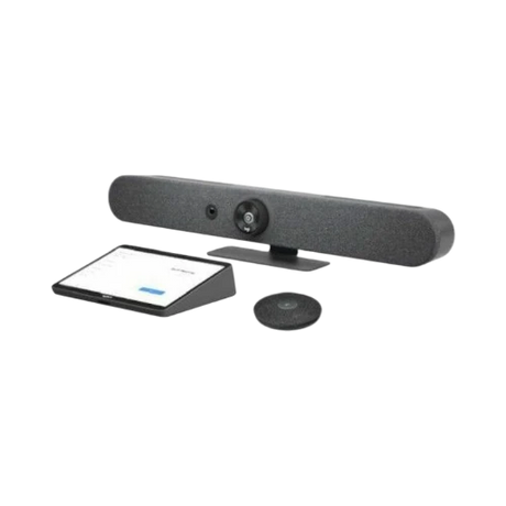 Logitech Rally Bar Mini + Tap Cat5E + Mic Pod (TAA Compliant) — Being Shipped