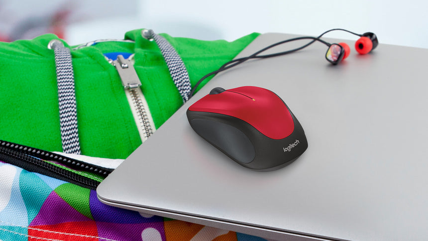 Logitech M317 Wireless Optical Mouse (Red) — Being Shipped