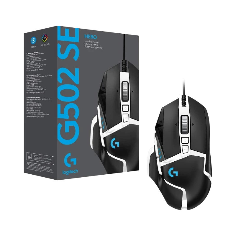 Logitech G502 HERO SE Wired Optical Gaming Mouse — Being Shipped