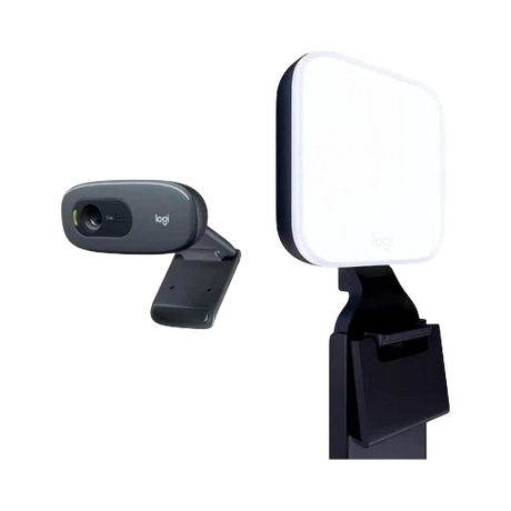 Logitech C270 Webcam & Litra Glow Bundle — Being Shipped