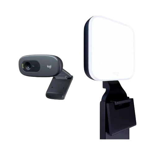 Logitech C270 Webcam & Litra Glow Bundle — Being Shipped
