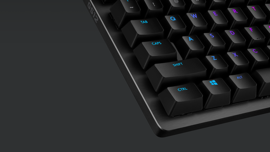 Logitech G G512 Gaming Mechanical Keyboard (Carbon, GX Blue Switch) — Being Shipped