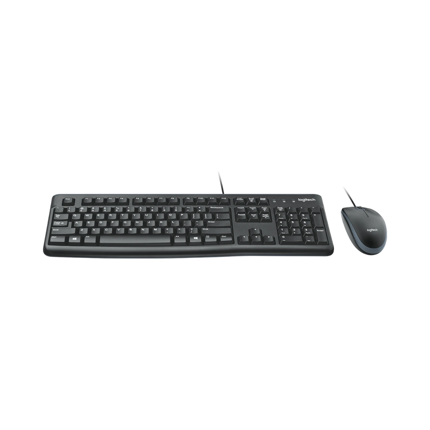 Logitech MK120 Corded Keyboard & Mouse Combo with Protective Cover — Being Shipped