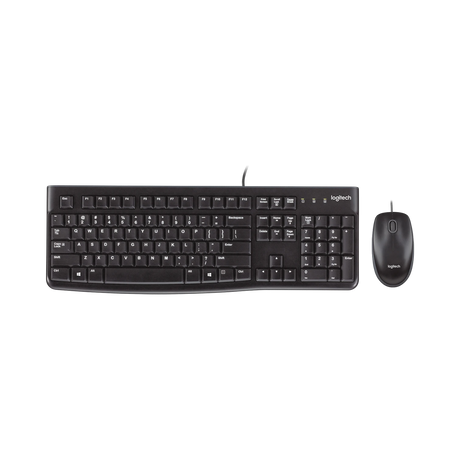 Logitech MK120 Corded Keyboard & Mouse Combo with Protective Cover — Being Shipped
