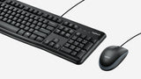 Logitech MK120 Corded Keyboard & Mouse Combo with Protective Cover — Being Shipped