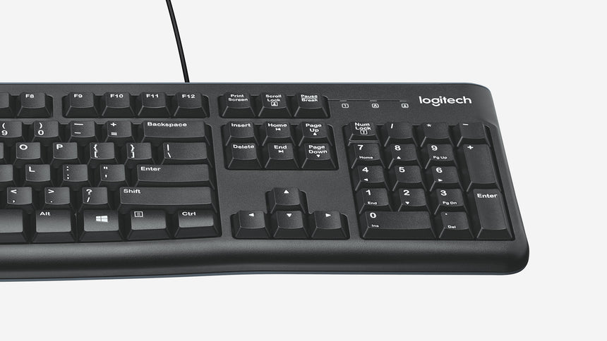 Logitech MK120 Corded Keyboard & Mouse Combo with Protective Cover — Being Shipped