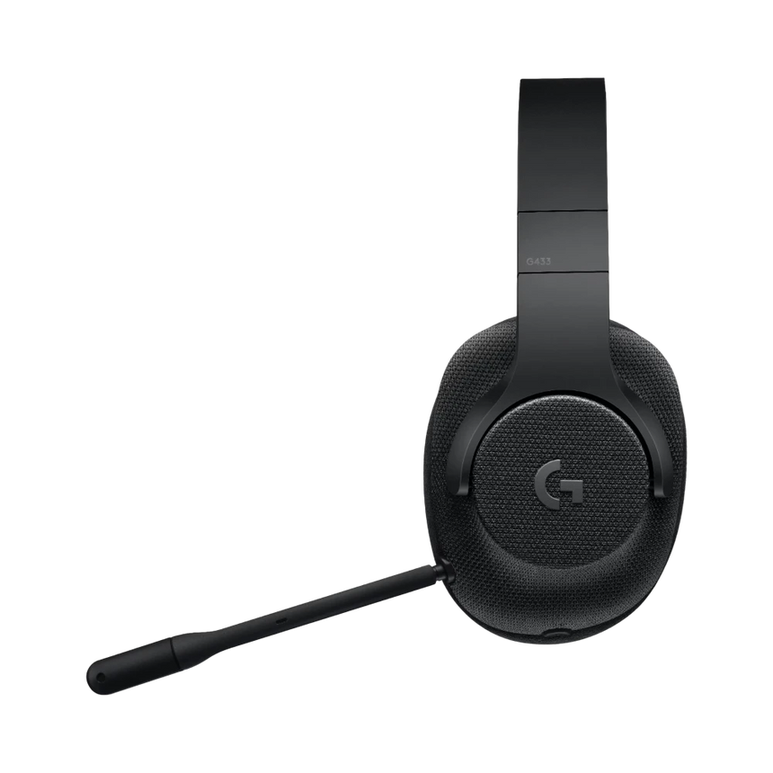 Logitech G433 7.1 Surround Wired Gaming Headset (Black) — Being Shipped